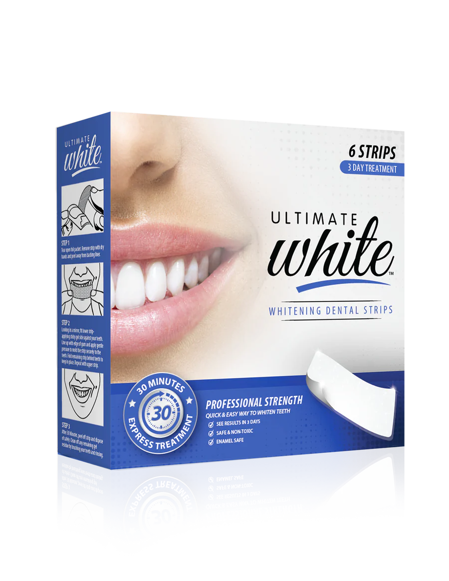 Teeth Whitening Strips (2 Shades lighter guaranteed!)