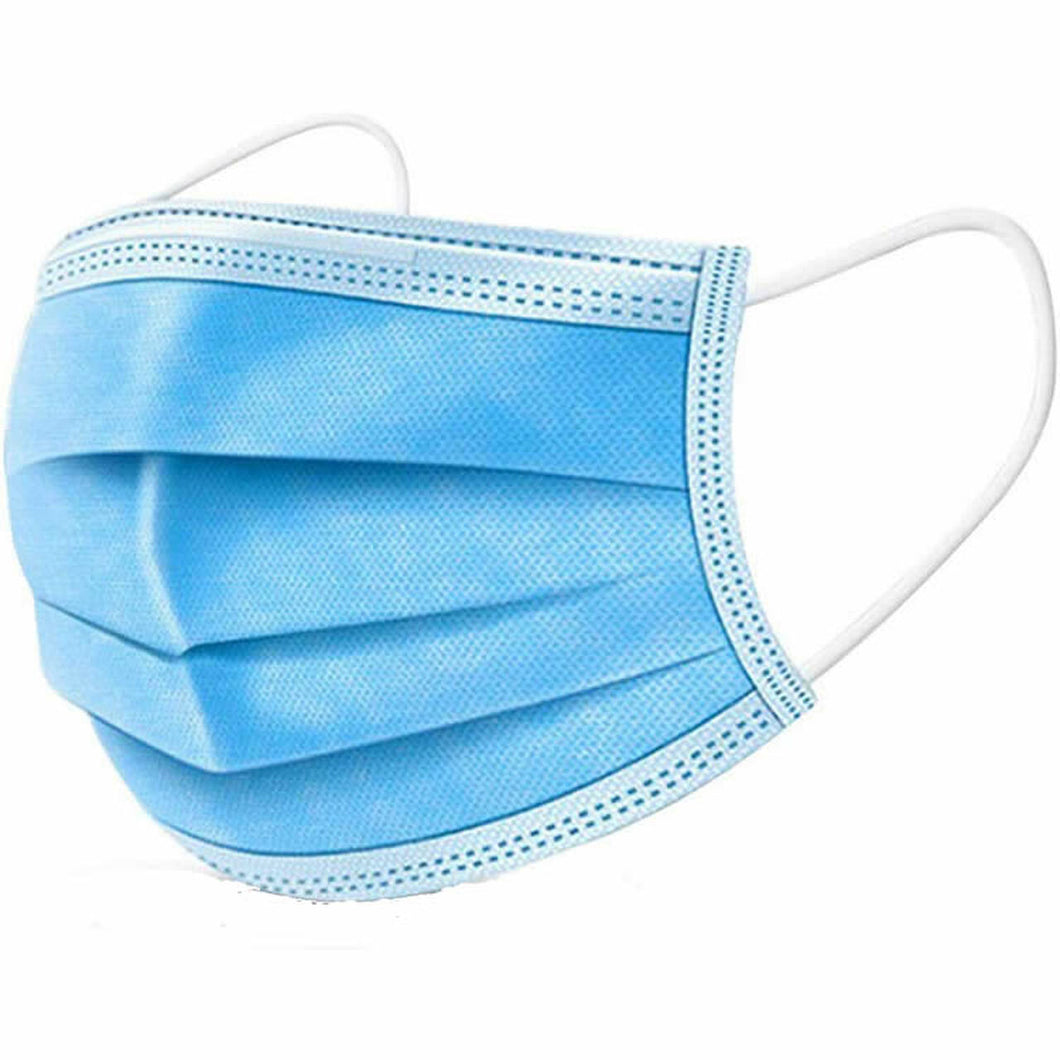Disposable Facial Mask (Blue 50 pcs)